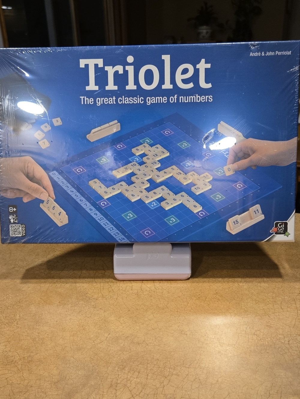 New In Shrink Triolet Scrabble-style arithmetic board game Ages 8+